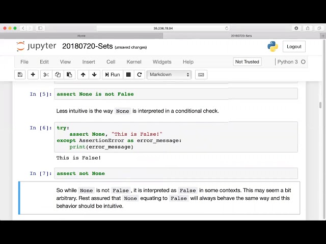 Fun with Python, No. 1 - Sets