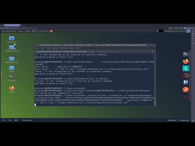 Web Frameworks Net TryHackMe WalkThrough Part 1