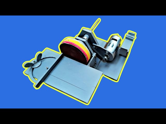Homemade mini disc sander with PVC | making disc sander