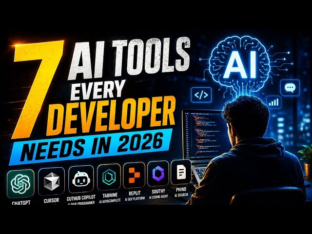 “7 AI Tools Every Developer Needs in 2026 🚀”