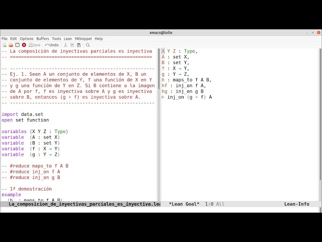Pruebas en Lean: La composición de inyectivas parciales es inyectiva