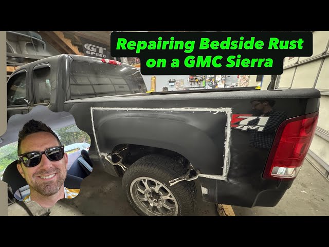 Repairing Rusty Bedsides on a GMC Sierra ⚡️ 