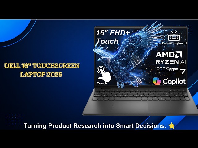 Compare Performance and Portability — Dell 16" Touchscreen Laptop 2026 Laptop — Review