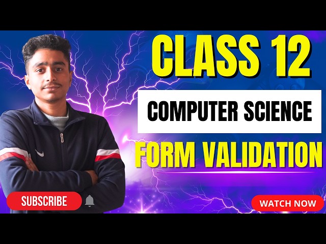 CLASS 12 COMPUTER SCIENCE FORM VALIDATION AND JQUERY #elopeeth #computerscience #neb