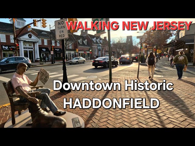 IN DOWNTOWN HADDONFIELD NEW JERSEY TAKING A BRIEF WALK 🚶🏻