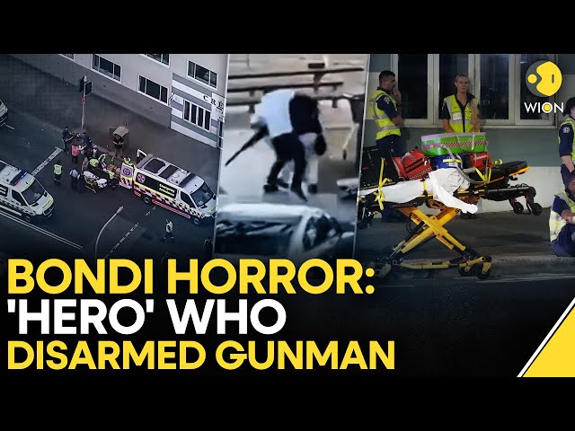 Bondi Beach Attack LIVE: SHOCKING Moment! Unarmed Civilian Takes Down Shooter at Bondi Beach | WION
