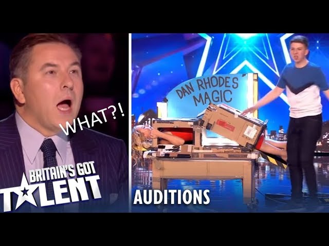 Dan Rhodes: 15 Year Old Magician Cuts Amanda IN HALF! | Britain's Got Talent 2019