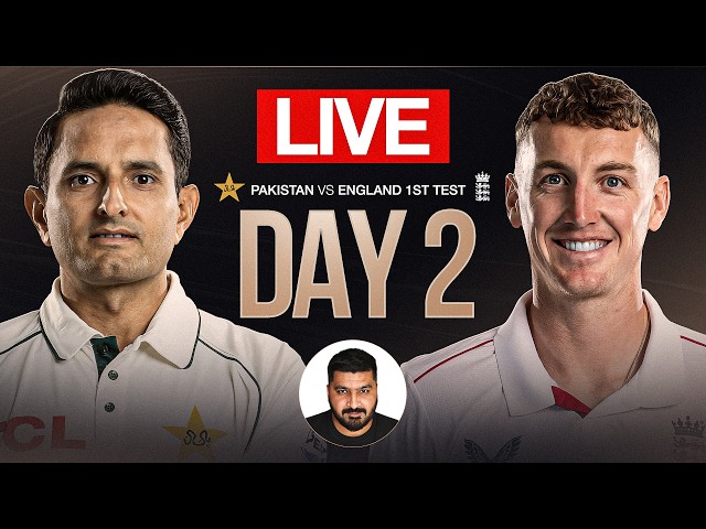PAK vs ENG Match Live: Pakistan vs England 1st Test Day 2 | Commentary | Leeds Weather | Score |