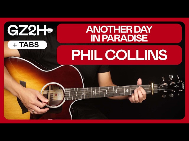 Another Day In Paradise Guitar Tutorial Phil Collins Lesson |Chords + TAB|