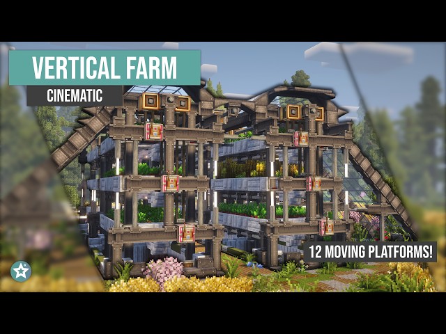 I Built a Vertical Farm in Create Mod... with Elevators?