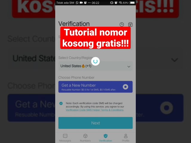 Free blank number tutorial!! #nokos #emptynumber #virtualnumber