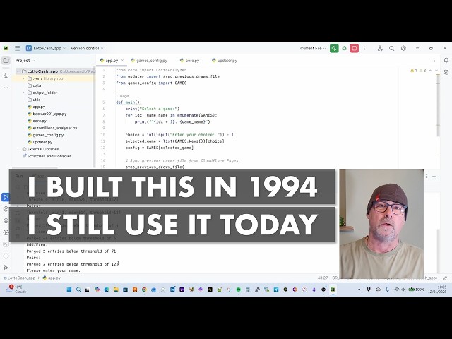I Built a Lottery App in 1994 — I Still Use It to Pick My Lotto Numbers Today