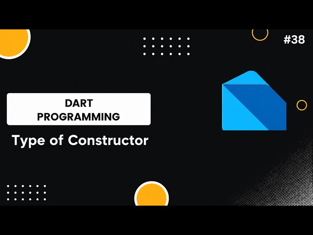 Types of Constructors in Dart | Default, Parameterized & Named Constructor | Urdu / Hindi | #38