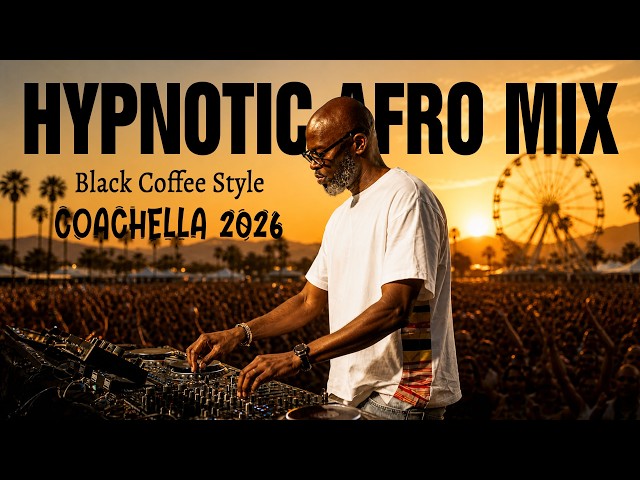 HYPNOTIC AFRO HOUSE MIX 🌴 Black Coffee Style | Coachella 2026
