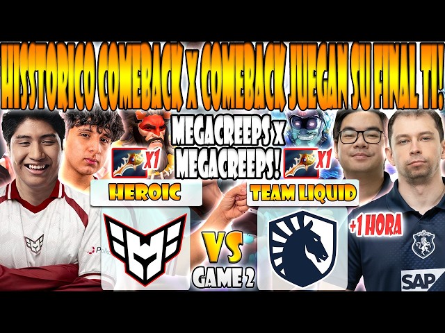 HEROIC vs TEAM LIQUID BO3[GAME 2] ELIMINACION- WISPER, TAILUNG, YUMA VS NISHA-PGL WALLACHIA SEASON 7
