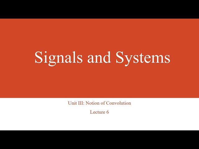 Notion of Convolution