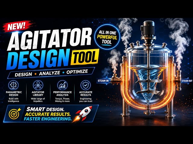 🚀 Agitator Design Tool That Changes Process Engineering! #video #viral video #trending video