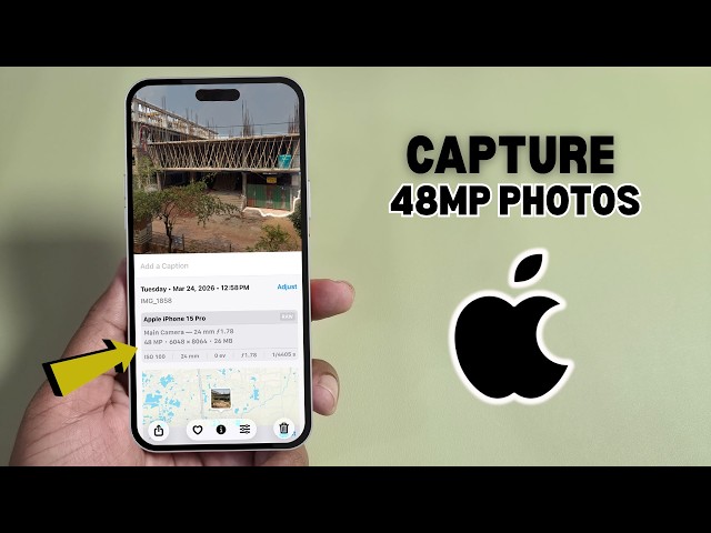 How to take 48MP on Any iPhone?