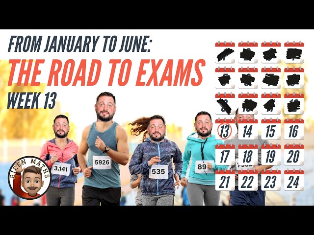 The Road to Exams [Week 13, Integration by substitution]