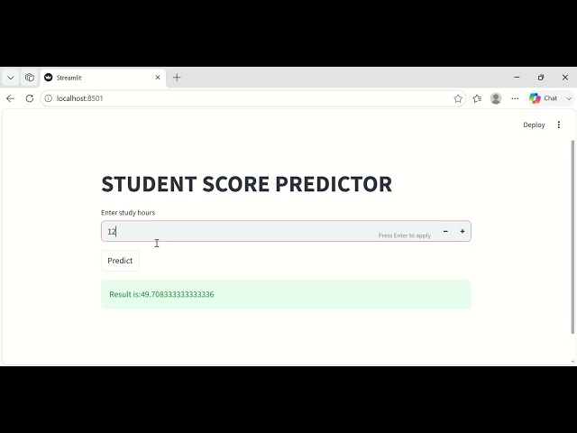 Student Score Prediction System from scratch using Python