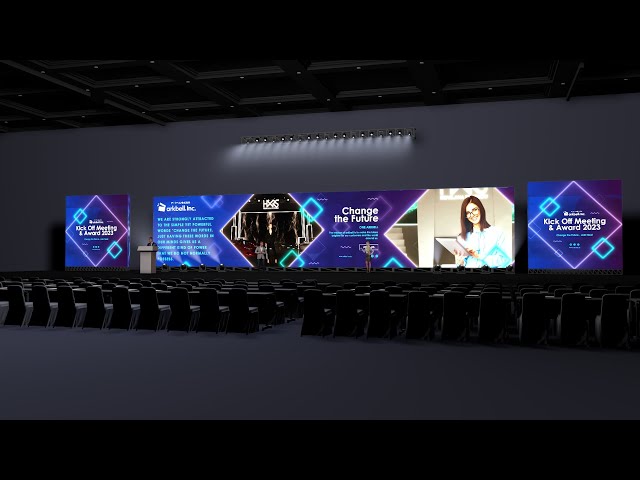 アークベル【LEDビジョン サイズ比較用CGムービー】