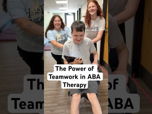 In ABA therapy…teamwork makes the dream work! 💪💖 #autism #abatherapy #autistic #therapist #aba