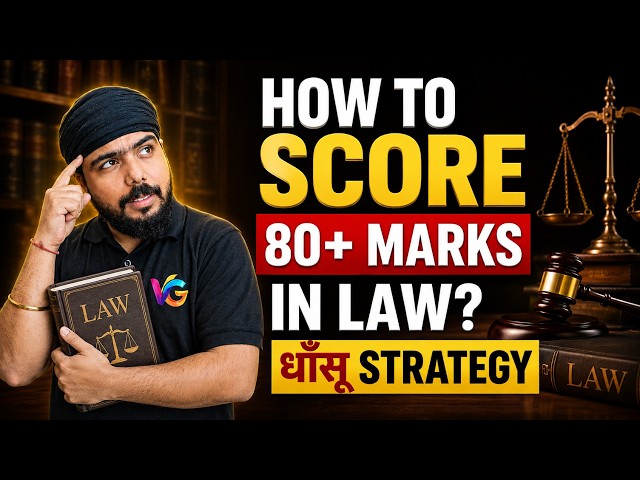 Do This To Score 80+ Marks In Law | Follow This Exact Strategy 🔥| CA Gurpreet Singh