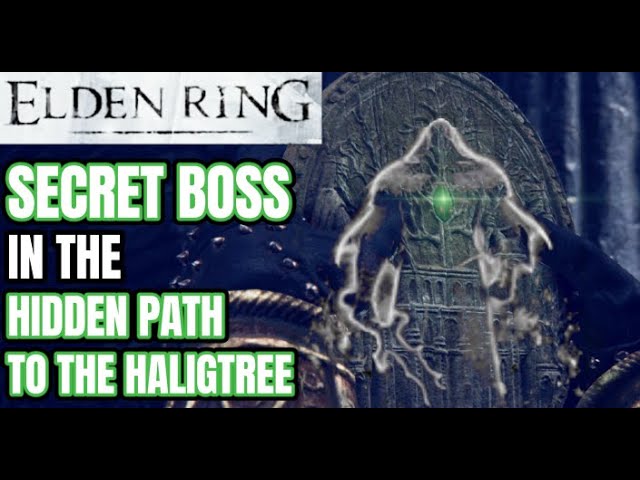 How to Find the SECRET BOSS in HIDDEN PATH TO THE HALIGTREE - Elden Ring Hidden Boss #eldenring