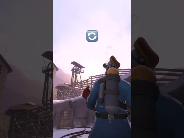 This Map’s SKY is BACKWARDS! 🔄 #tf2 #shorts