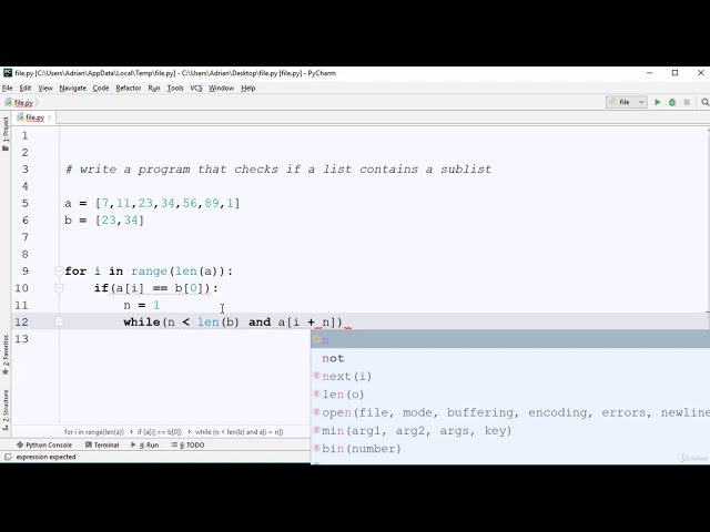 #38 Exercise: Sublist of list | Control Flow | Python Tutorial for Beginners