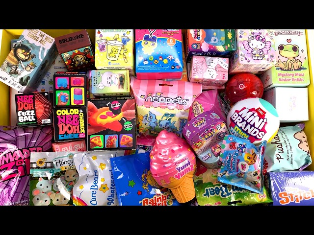 An hour of mystery bags ASMR NO TALKING Relaxing Unboxing Sounds
