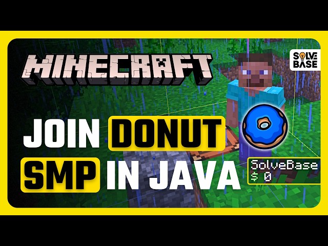How To Join Donut SMP in Minecraft Java Edition