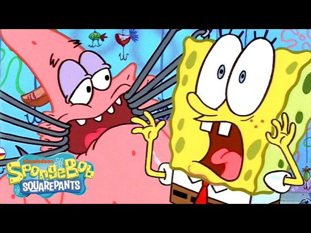 1 Hour of Patrick's Classic Season 1 Moments from SpongeBob ⭐️ | Patrick Star