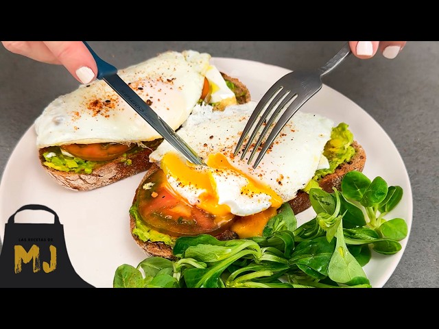Eggs and avocado: a quick and healthy breakfast