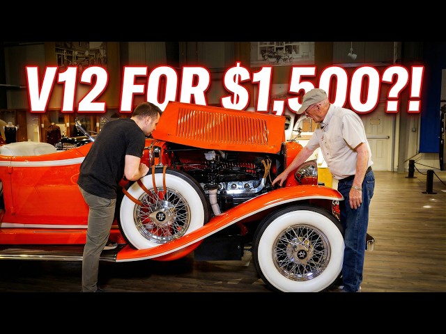 V12 FOR $1,500?! | 1933 Auburn V12 Boattail Speedster