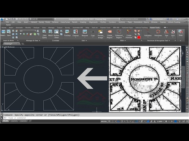How to Clean and convert Scanned image plan Into AutoCAD Drawings File