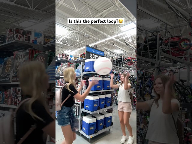 Is this the perfect loop?😂♾️ #shorts #shortsfeed #tiktok #adiaava #loop #walmart #trending