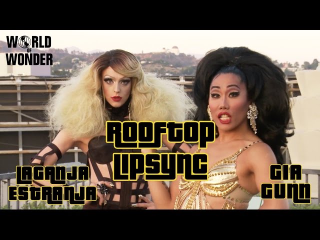 Gia Gunn & Laganja Estranja lipsync to "Bring out the Gunnz" - Rooftop Lipsync