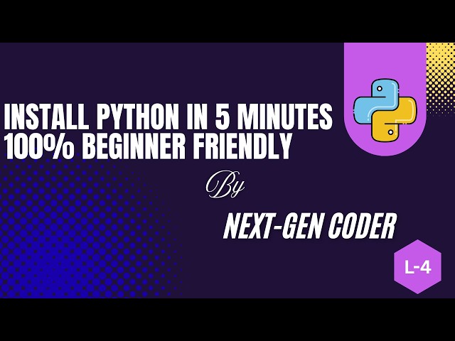 Install Python on Windows Easily | Complete Beginner Guide (2026)