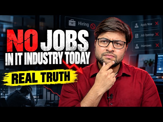 No jobs in IT Industry | Real Truth  |  You will not get job in IT now