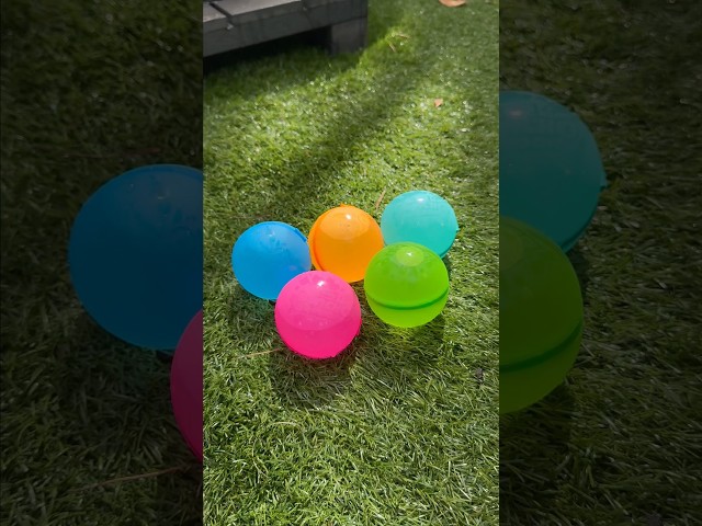 These Reusable Waterballoons are a game changer! 🔄 #BOB #BunchOBalloons