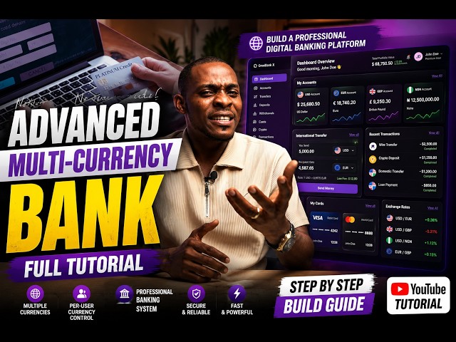 Build Your Own Digital Bank: Complete Multi-Currency PHP Banking System