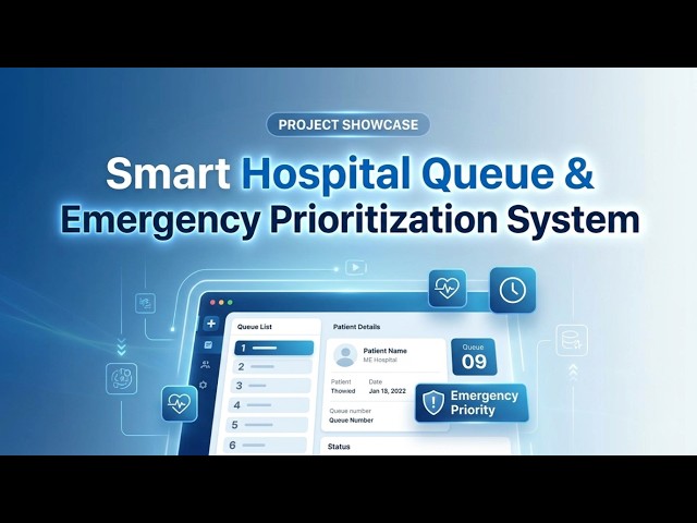 Smart Hospital Queue Management System Using Java OOP | Full Project Demo With GUI And Without GUI