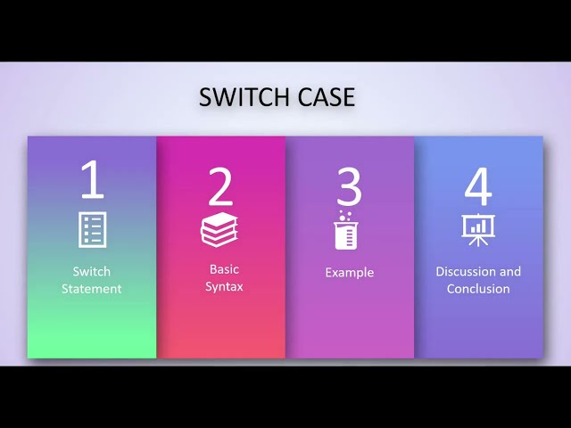 Switch case  | Switch case er presentation slied | Switch Example | Conclusion