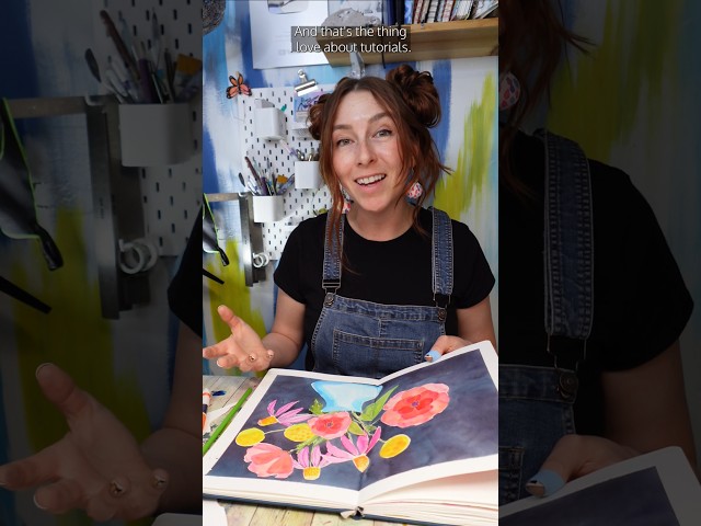 Inspiration vs stealing from art tutorials- check out @andrea-nelson-art for her example too