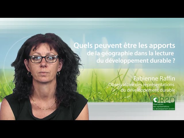 Using geography to understand sustainable development