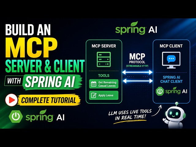 Build an MCP Server & Client with Spring AI | Complete Tutorial