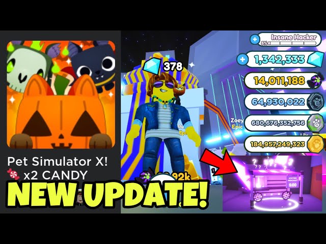 NEW UPDATE - Pet Simulator X - HALLOVEMBER (Roblox) - 360 VIDEO.