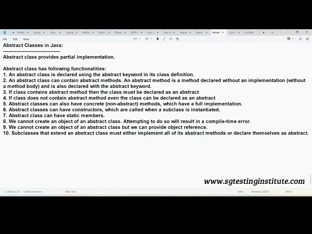 Core Java OOPS Part - 33 | Abstract | Abstract Class in Java