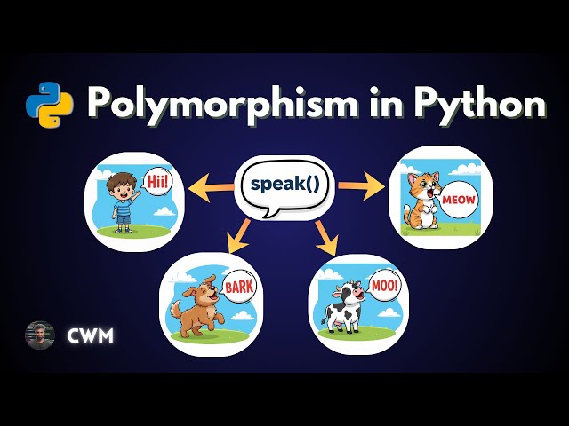 Polymorphism in Python Programming🐍 | Explained in Tamil